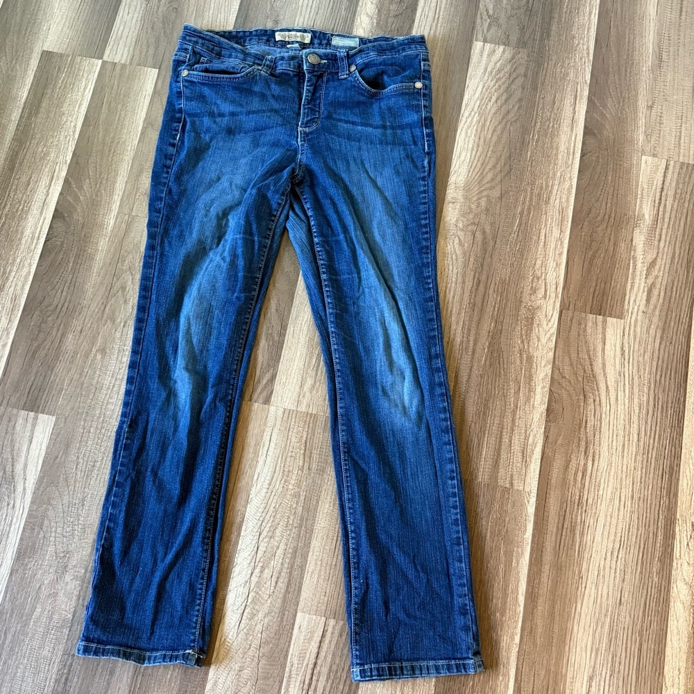 Deep Indigo Straight Leg Jeans